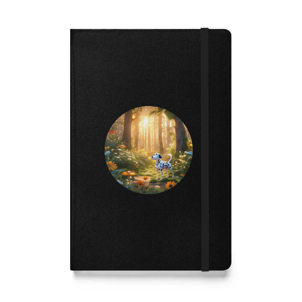 PugMug Custom Dalmatian Hardcover Bound Notebook