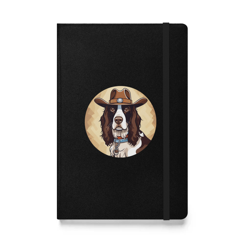 PugMug Custom English Springer Spaniel Hardcover Bound Notebook