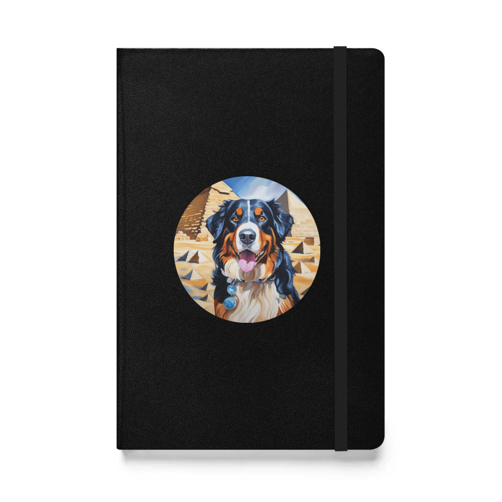 PugMug Custom Bernese Mountain Dog Hardcover Bound Notebook