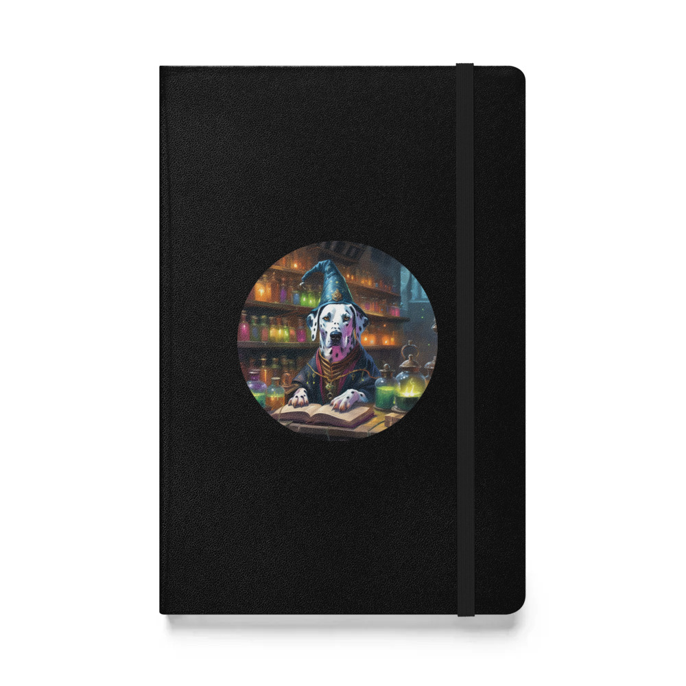 PugMug Custom Dalmatian Hardcover Bound Notebook