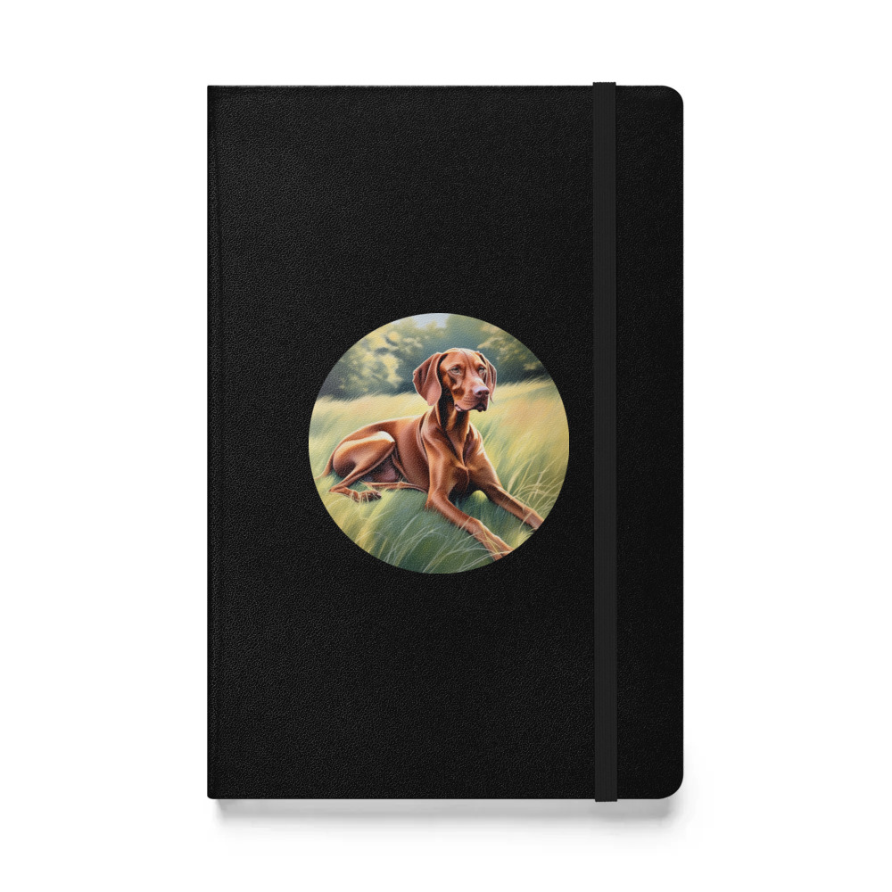 PugMug Custom Vizsla Hardcover Bound Notebook
