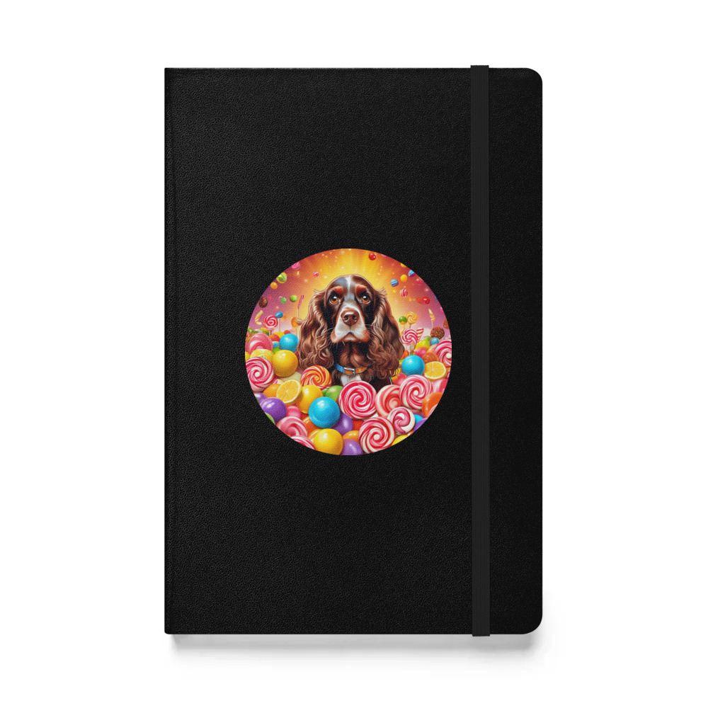 PugMug Custom English Cocker Spaniel Hardcover Bound Notebook