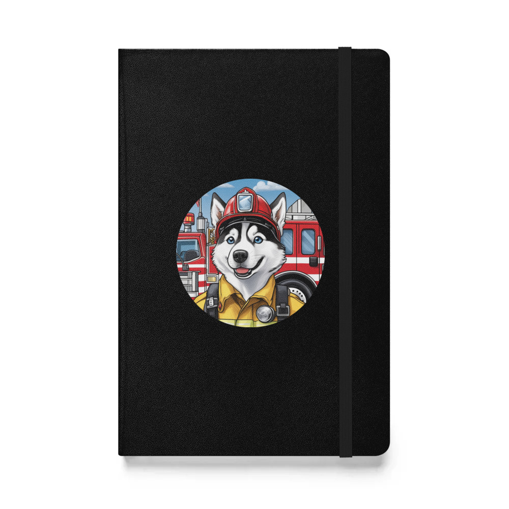 PugMug Custom Siberian Husky Hardcover Bound Notebook