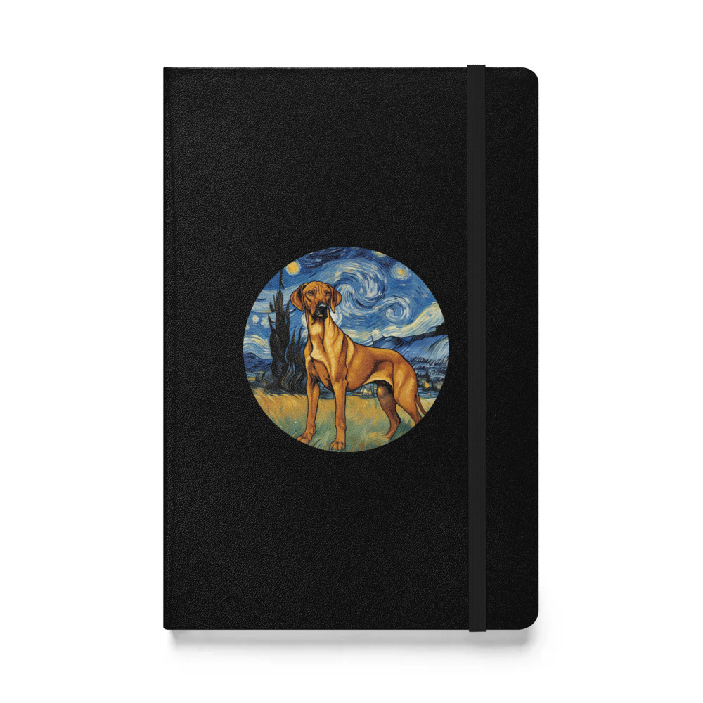 PugMug Custom Rhodesian Ridgeback Hardcover Bound Notebook