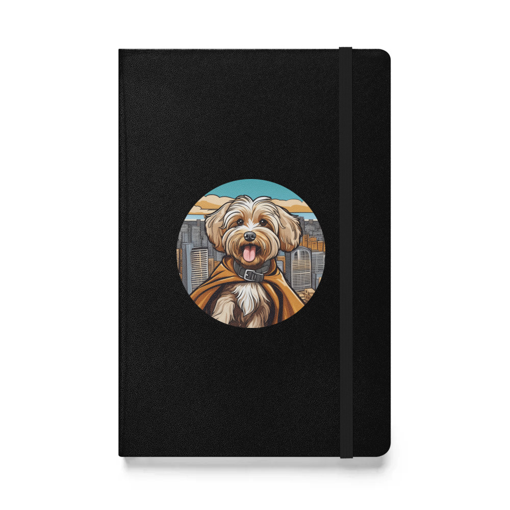 PugMug Custom Tan Havanese Dog Hardcover Bound Notebook