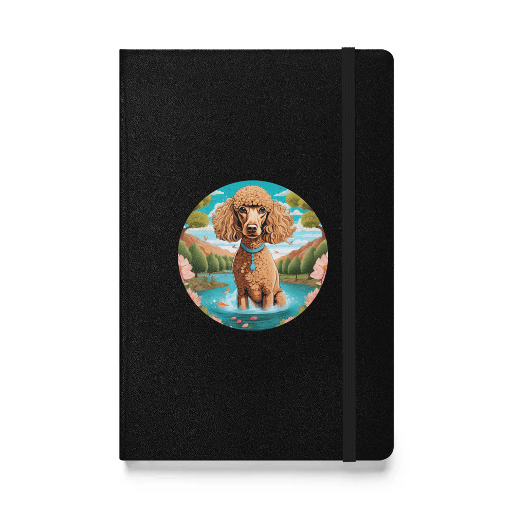PugMug Custom Tan Poodle Hardcover Bound Notebook