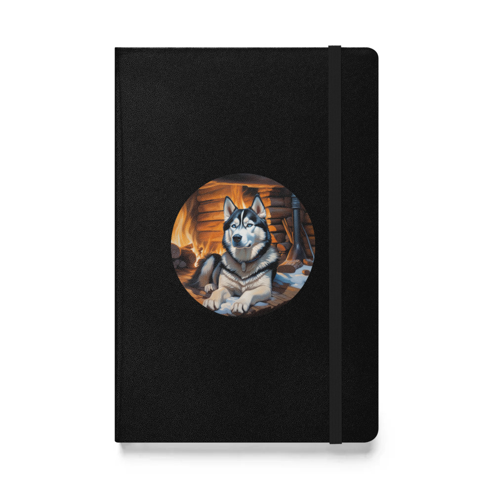 PugMug Custom Siberian Husky Hardcover Bound Notebook