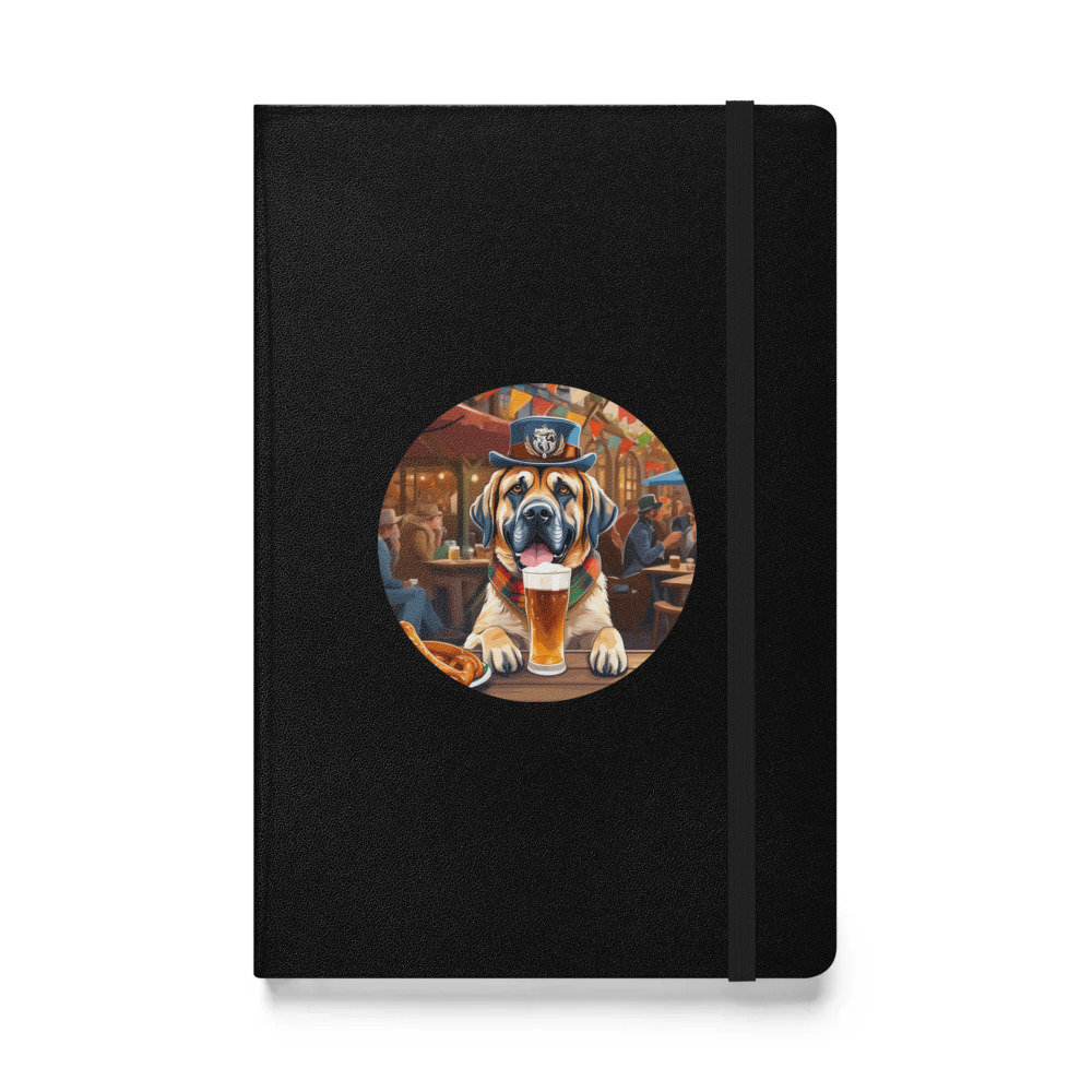 PugMug Custom Mastiff Hardcover Bound Notebook