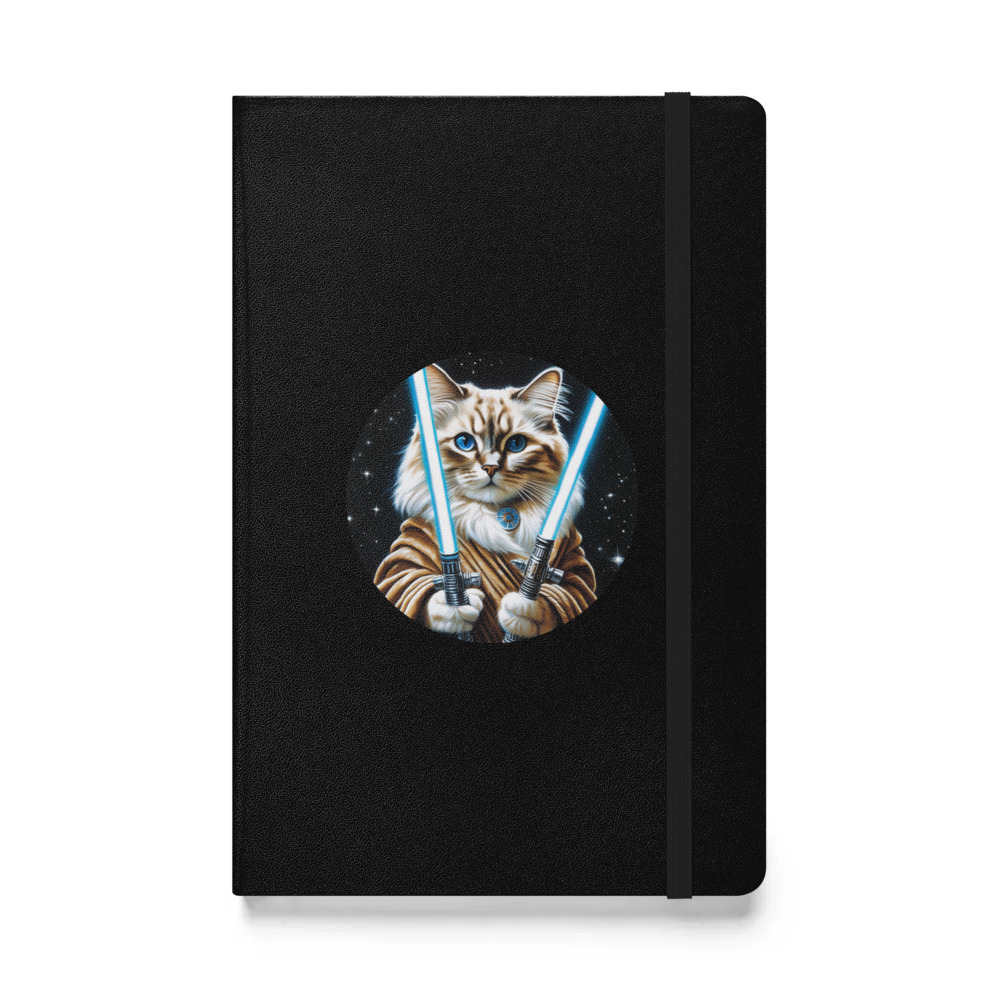 PugMug Custom Tabby Ragdoll Cat Hardcover Bound Notebook