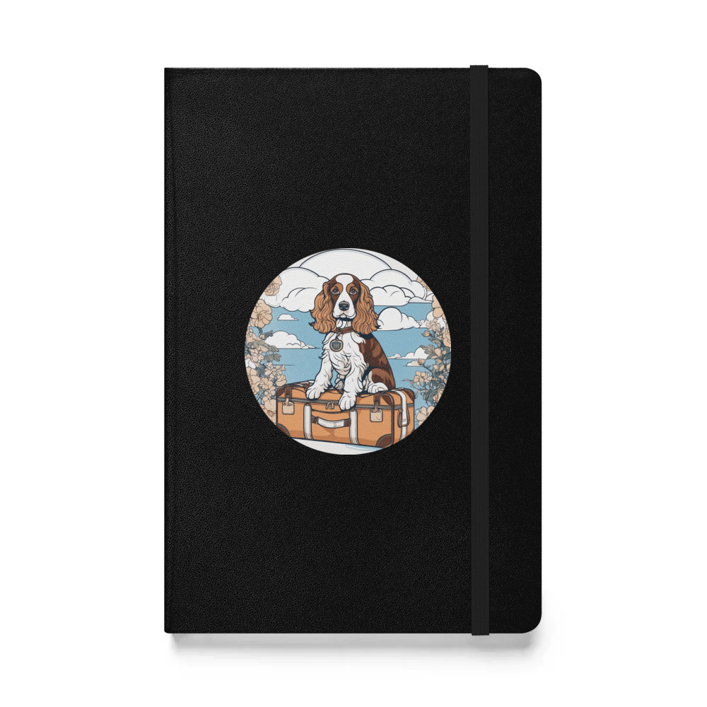 PugMug Custom English Cocker Spaniel Hardcover Bound Notebook