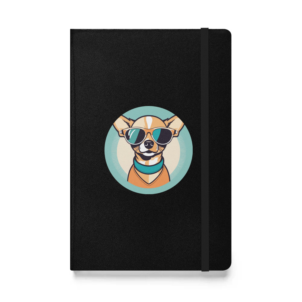 PugMug Custom Chihuahua Hardcover Bound Notebook