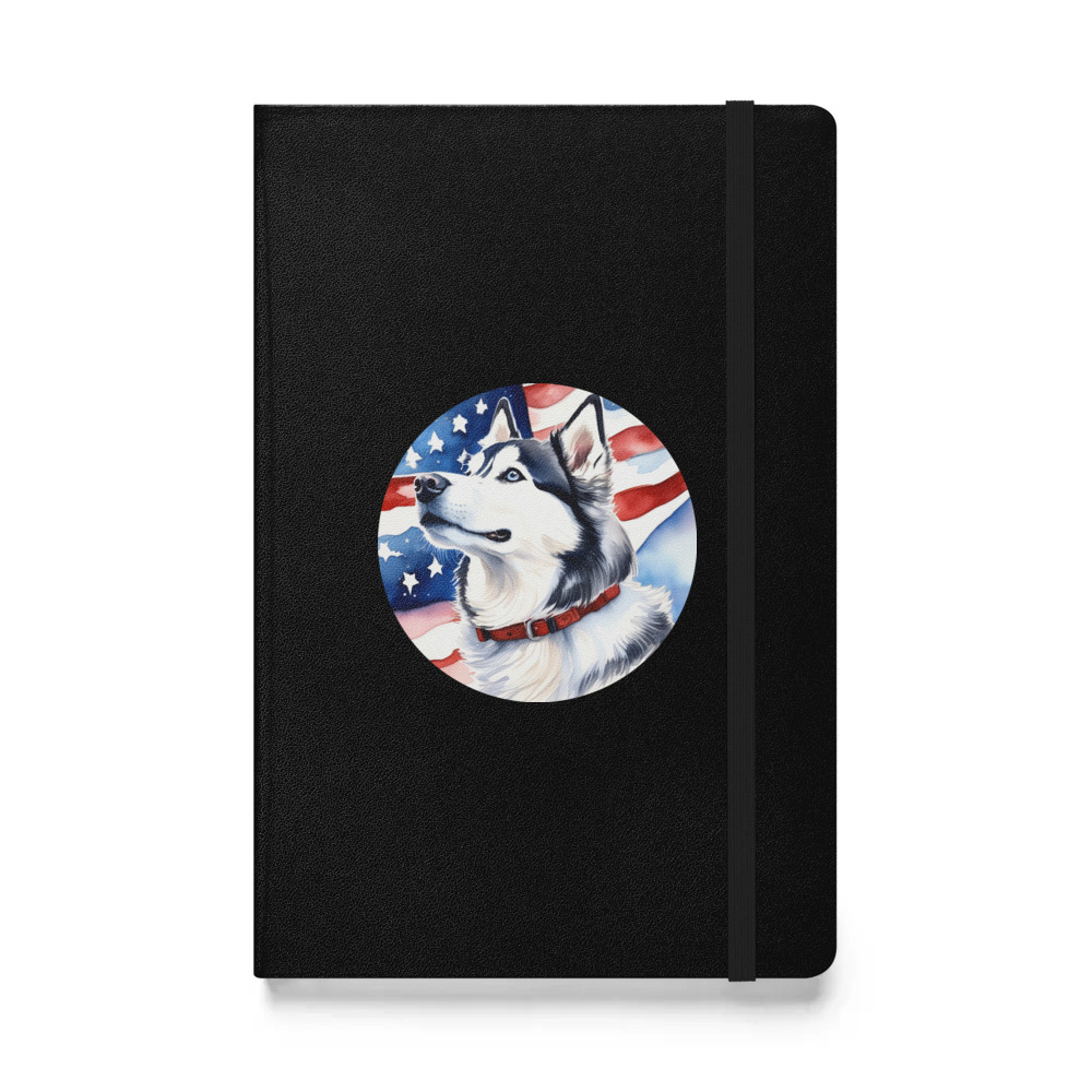 PugMug Custom Siberian Husky Hardcover Bound Notebook