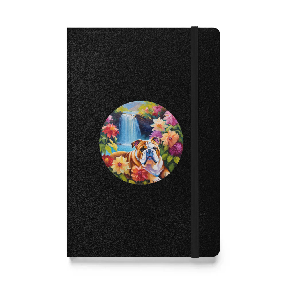 PugMug Custom Bulldog Hardcover Bound Notebook