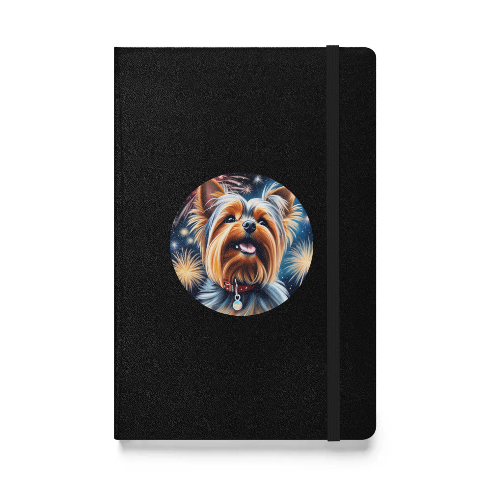 PugMug Custom Yorkshire Terrier Hardcover Bound Notebook