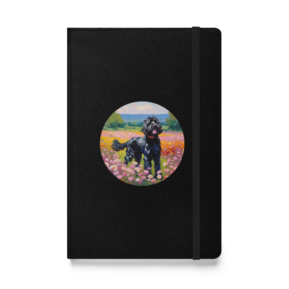PugMug Custom Portuguese Water Dog Hardcover Bound Notebook