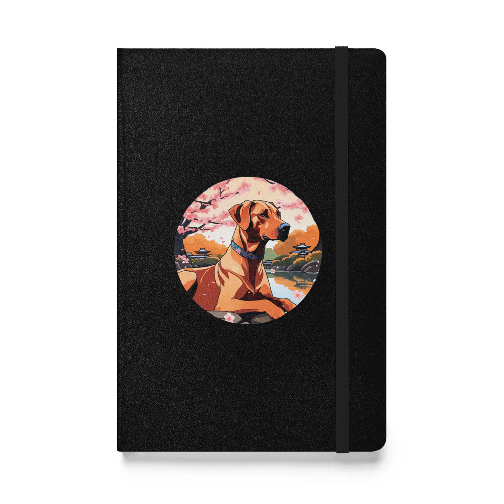 PugMug Custom Rhodesian Ridgeback Hardcover Bound Notebook