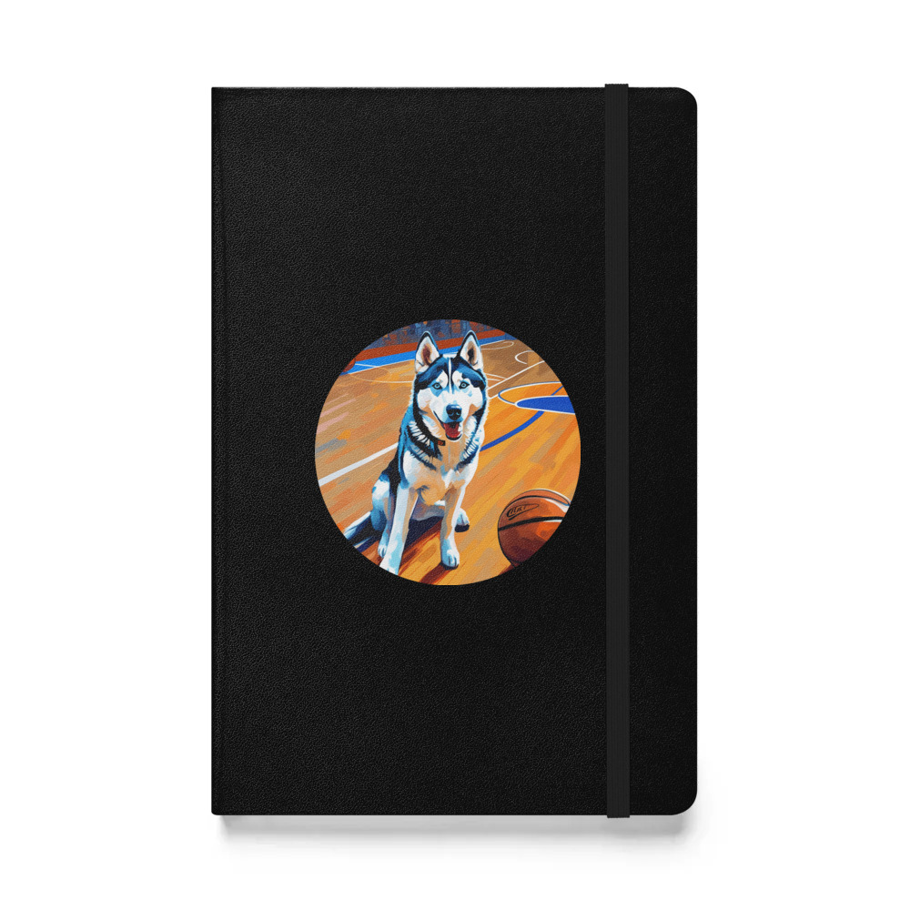 PugMug Custom Siberian Husky Hardcover Bound Notebook
