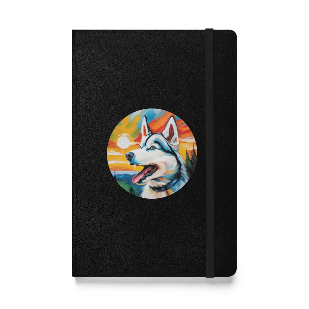 PugMug Custom Siberian Husky Hardcover Bound Notebook