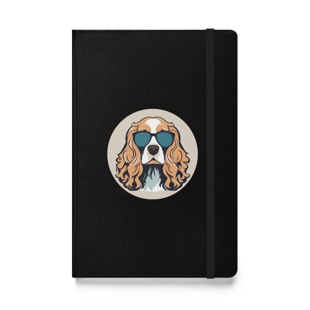 PugMug Custom English Cocker Spaniel Hardcover Bound Notebook