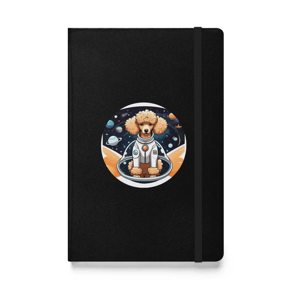PugMug Custom Tan Poodle Hardcover Bound Notebook