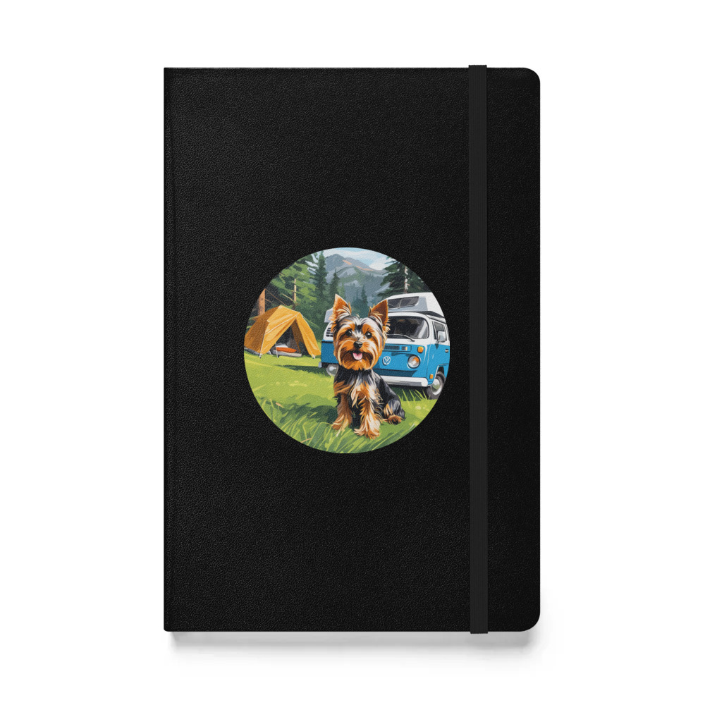 PugMug Custom Yorkshire Terrier Hardcover Bound Notebook
