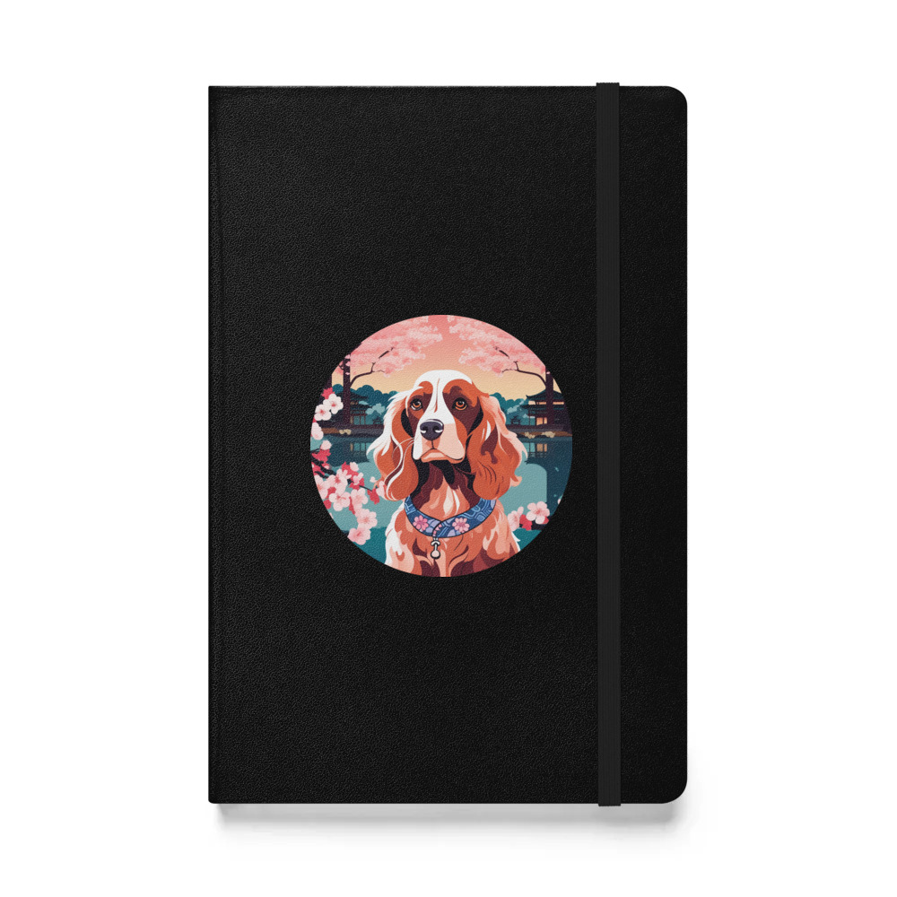 PugMug Custom English Cocker Spaniel Hardcover Bound Notebook