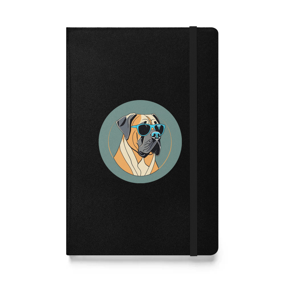 PugMug Custom Mastiff Hardcover Bound Notebook