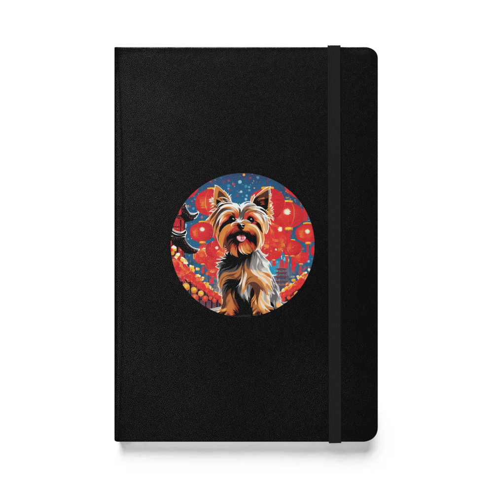 PugMug Custom Yorkshire Terrier Hardcover Bound Notebook