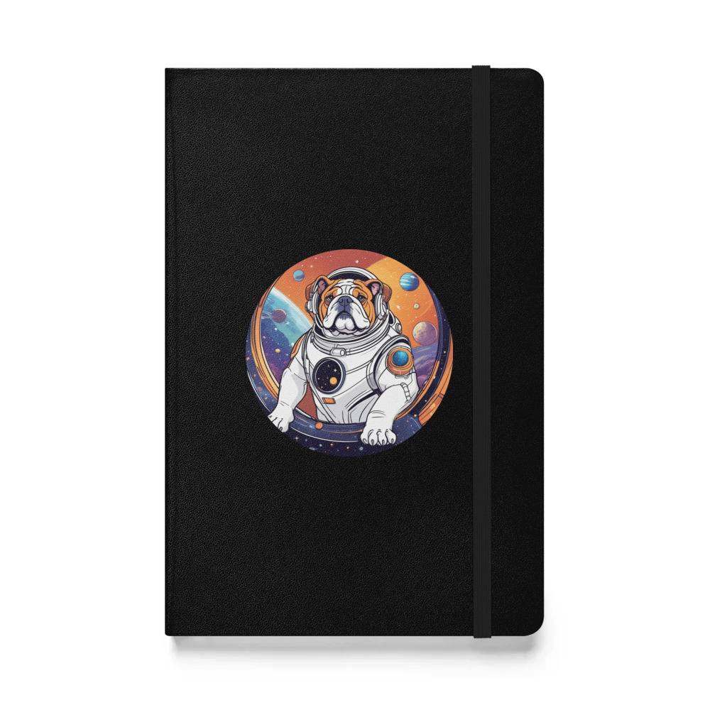 PugMug Custom Bulldog Hardcover Bound Notebook