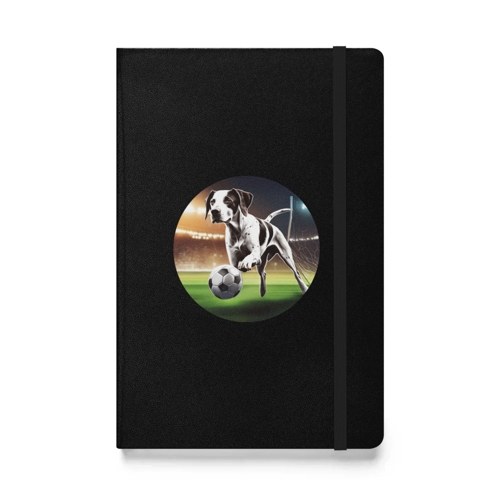 PugMug Custom Pointer Dog Hardcover Bound Notebook