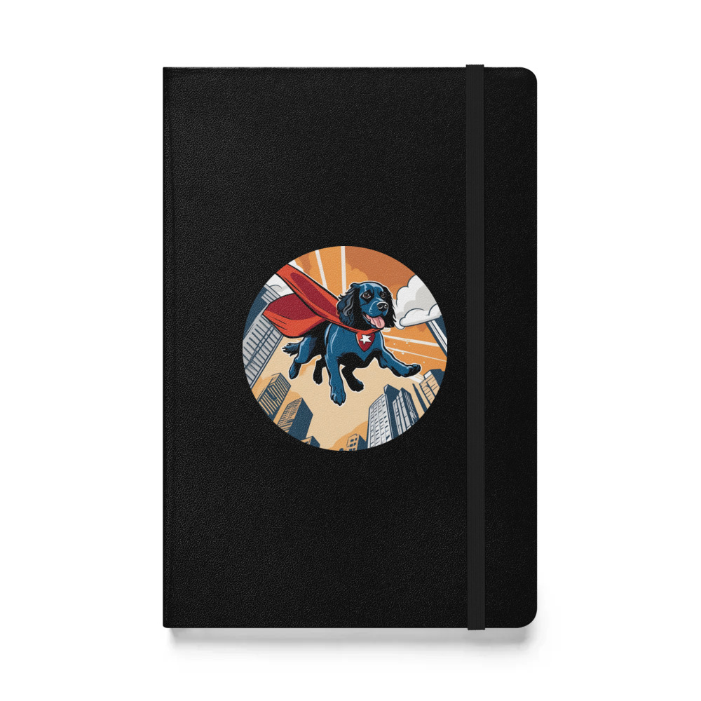 PugMug Custom English Cocker Spaniel Hardcover Bound Notebook