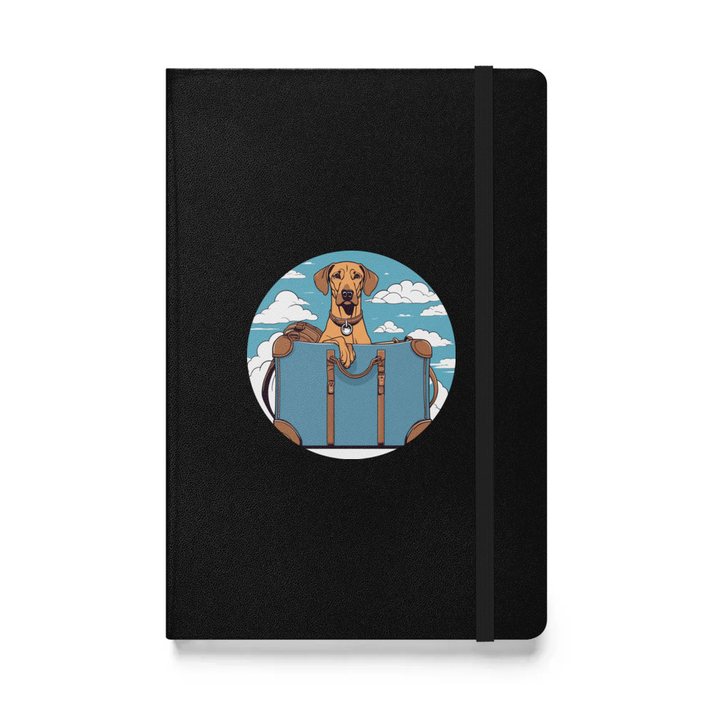 PugMug Custom Rhodesian Ridgeback Hardcover Bound Notebook