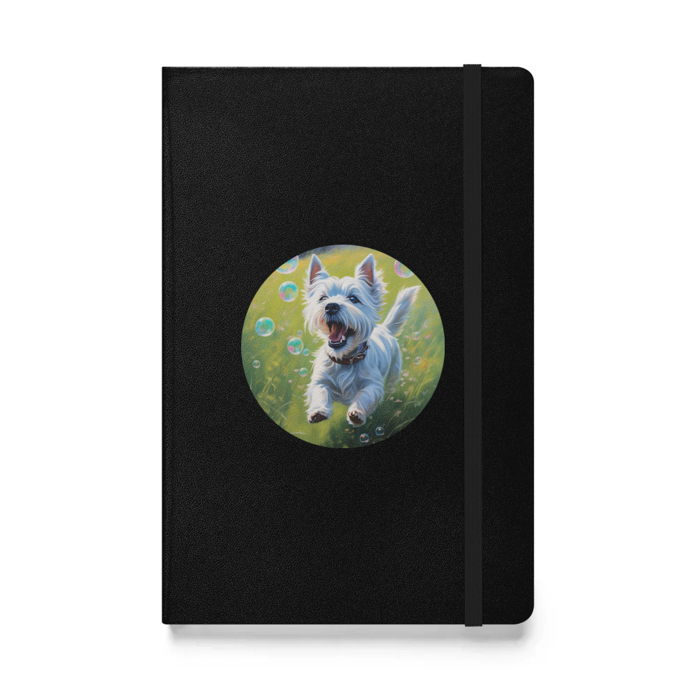 PugMug Custom West Highland White Terrier Hardcover Bound Notebook
