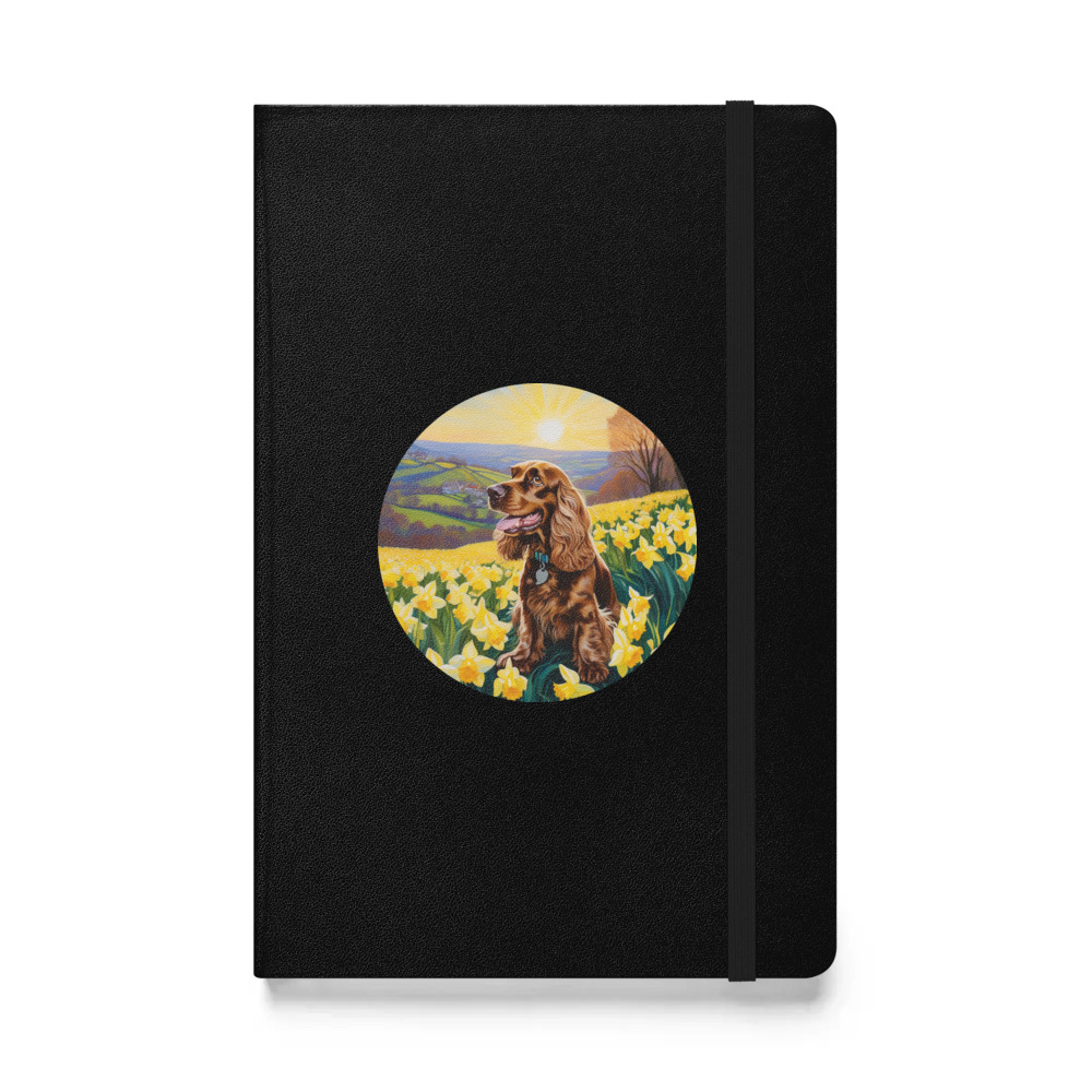 PugMug Custom English Cocker Spaniel Hardcover Bound Notebook