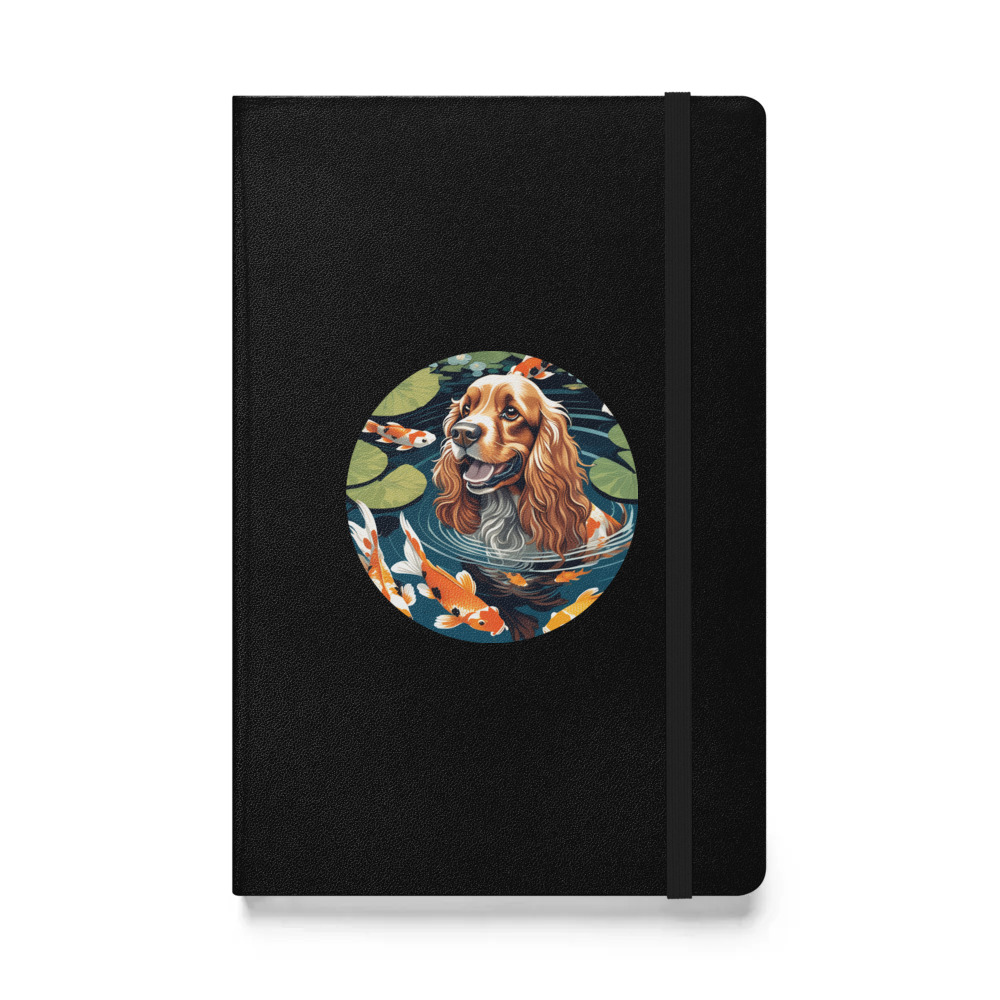 PugMug Custom Cocker Spaniel Hardcover Bound Notebook