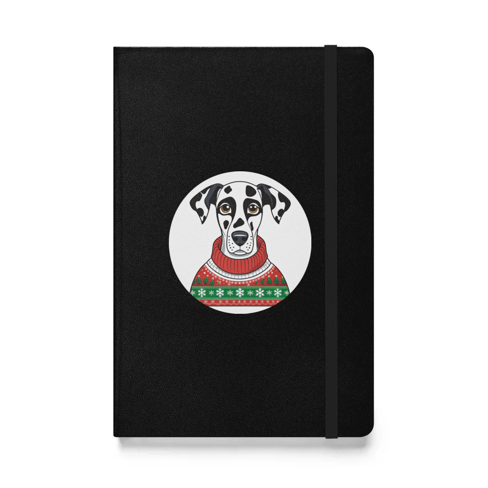 PugMug Custom Dalmatian Hardcover Bound Notebook