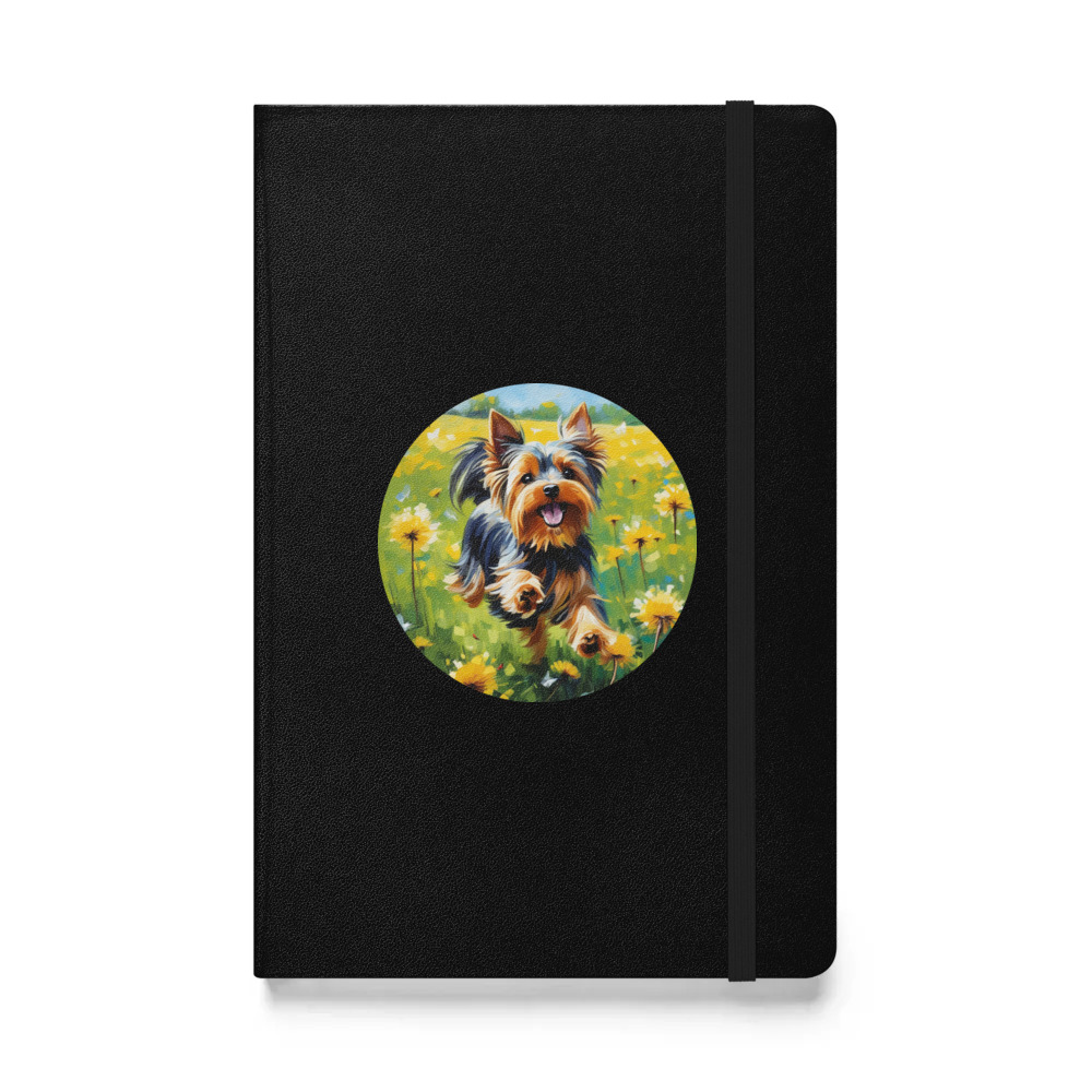 PugMug Custom Yorkshire Terrier Hardcover Bound Notebook