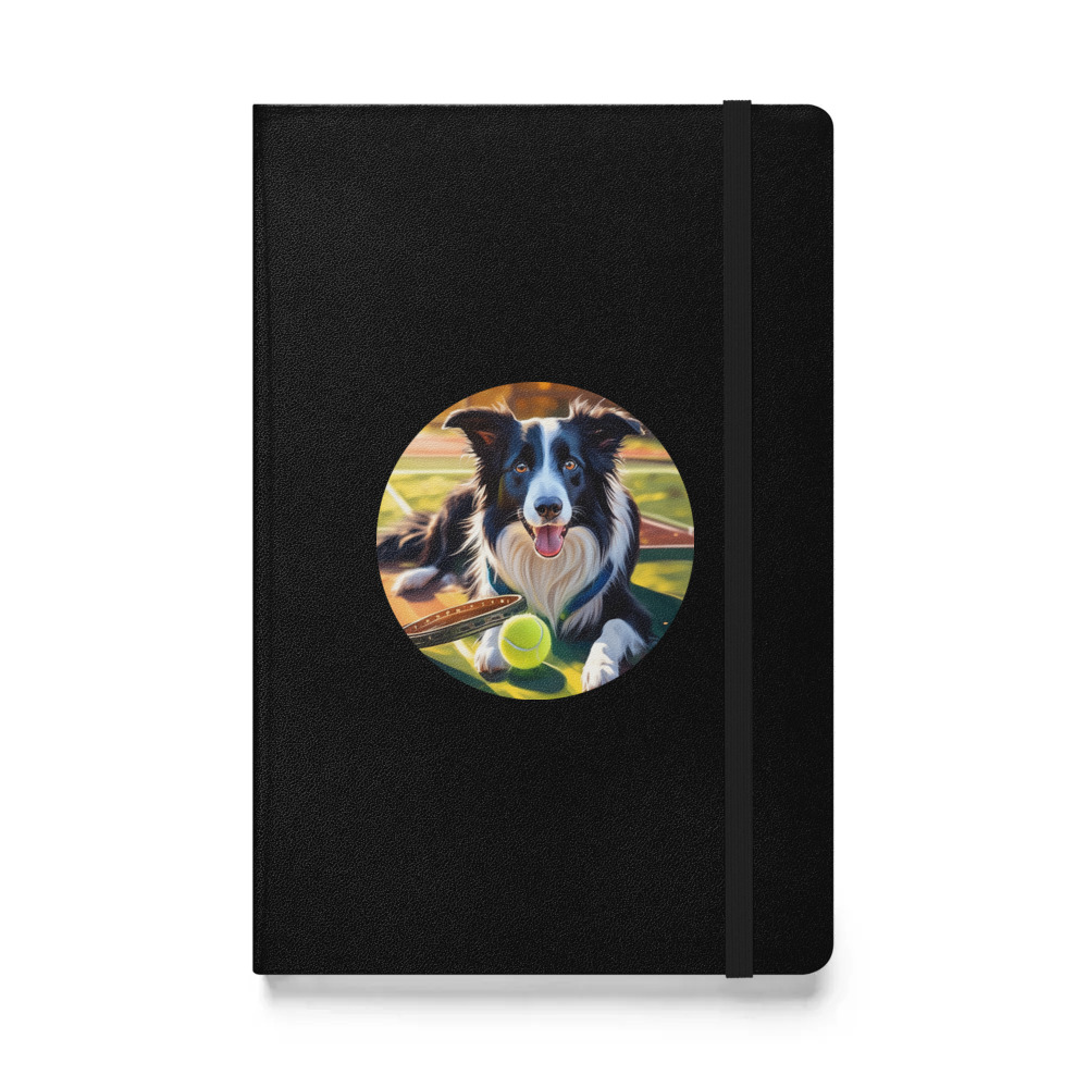 PugMug Custom Border Collie Hardcover Bound Notebook