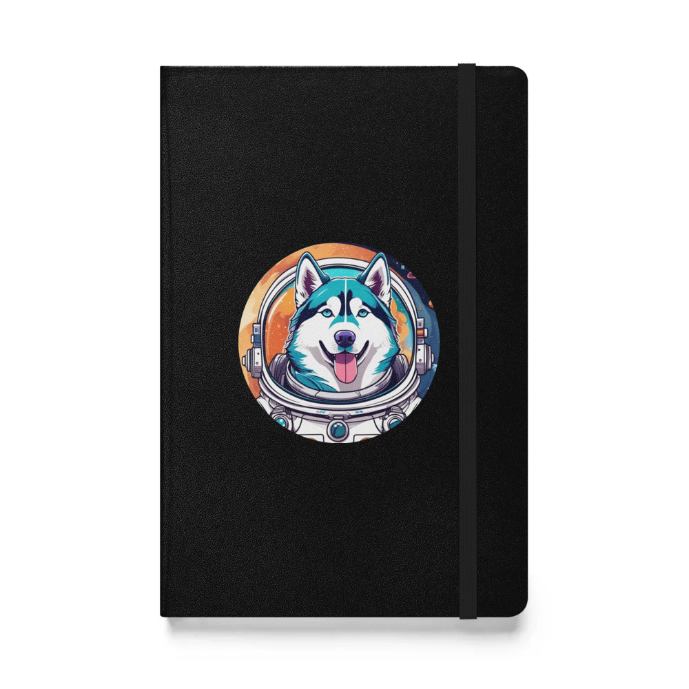 PugMug Custom Siberian Husky Hardcover Bound Notebook