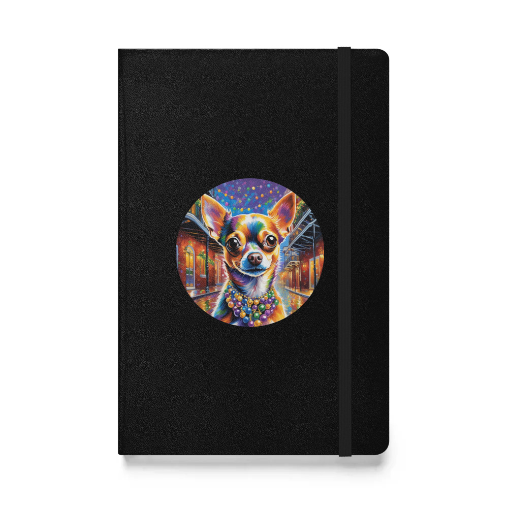 PugMug Custom Chihuahua Hardcover Bound Notebook