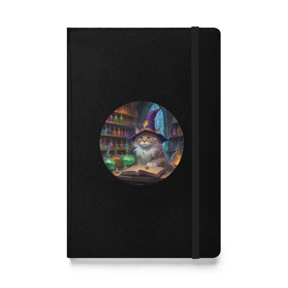 PugMug Custom Tabby Ragdoll Cat Hardcover Bound Notebook