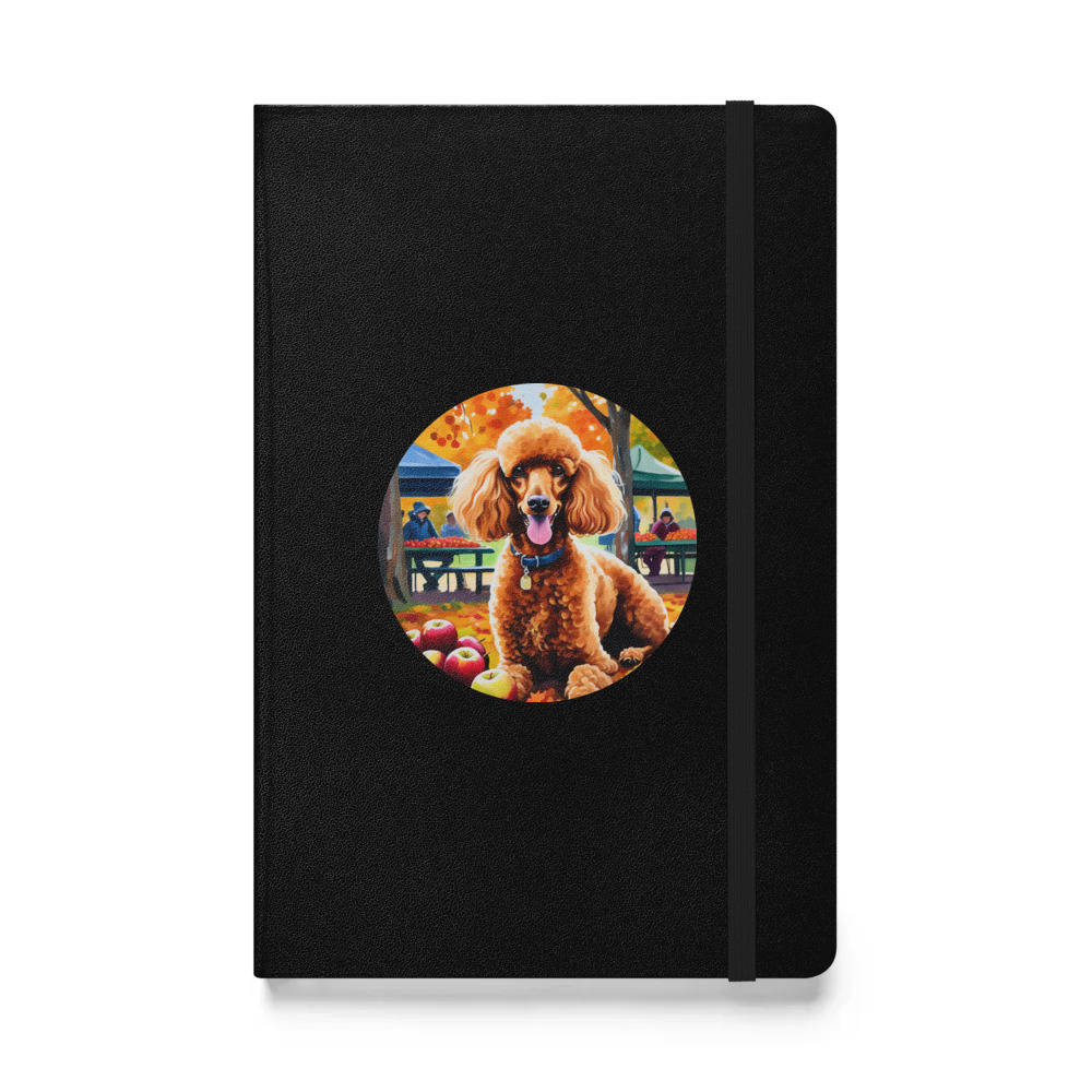 PugMug Custom Tan Poodle Hardcover Bound Notebook