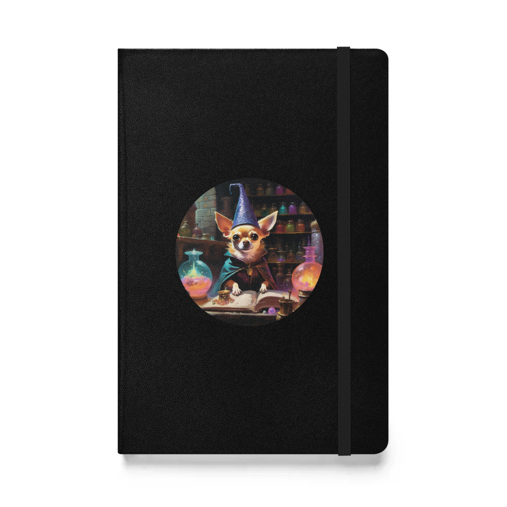 PugMug Custom Chihuahua Hardcover Bound Notebook