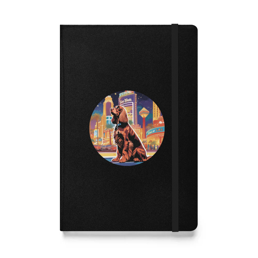 PugMug Custom English Cocker Spaniel Hardcover Bound Notebook