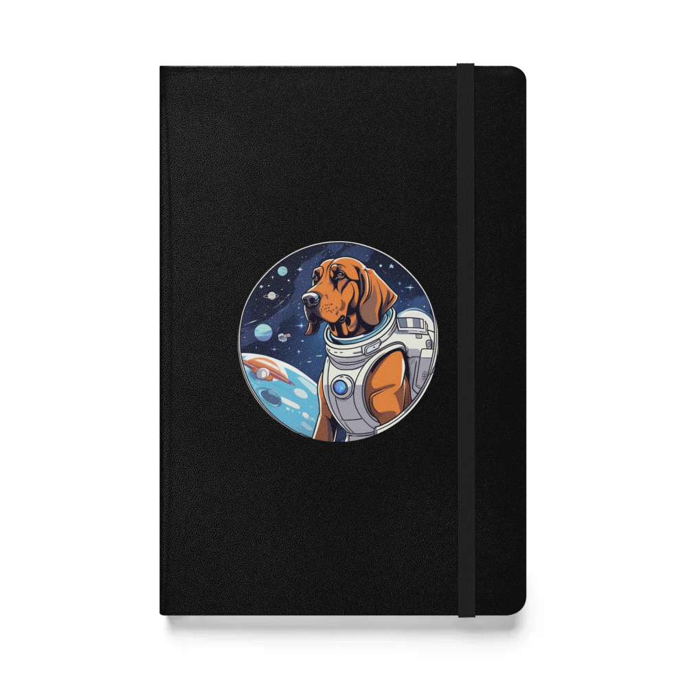 PugMug Custom Bloodhound Hardcover Bound Notebook