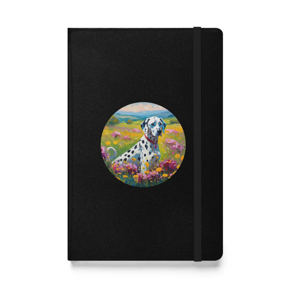 PugMug Custom Dalmatian Hardcover Bound Notebook