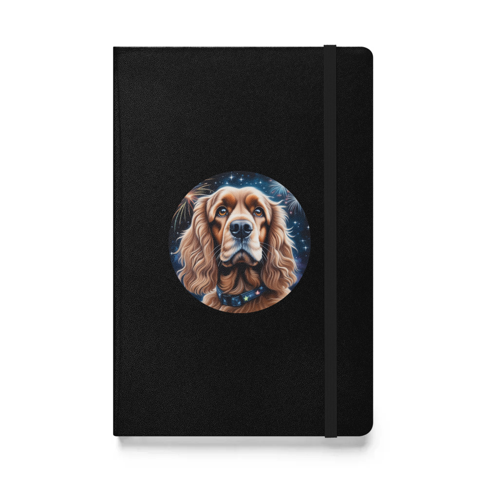 PugMug Custom Cocker Spaniel Hardcover Bound Notebook
