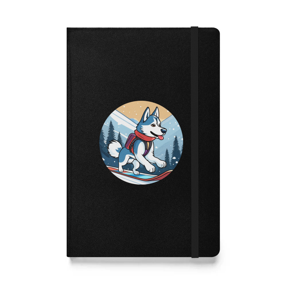 PugMug Custom Siberian Husky Hardcover Bound Notebook