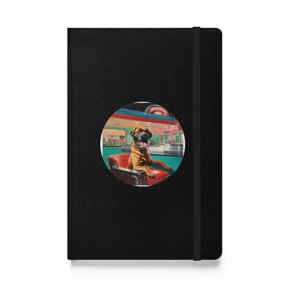PugMug Custom Mastiff Hardcover Bound Notebook