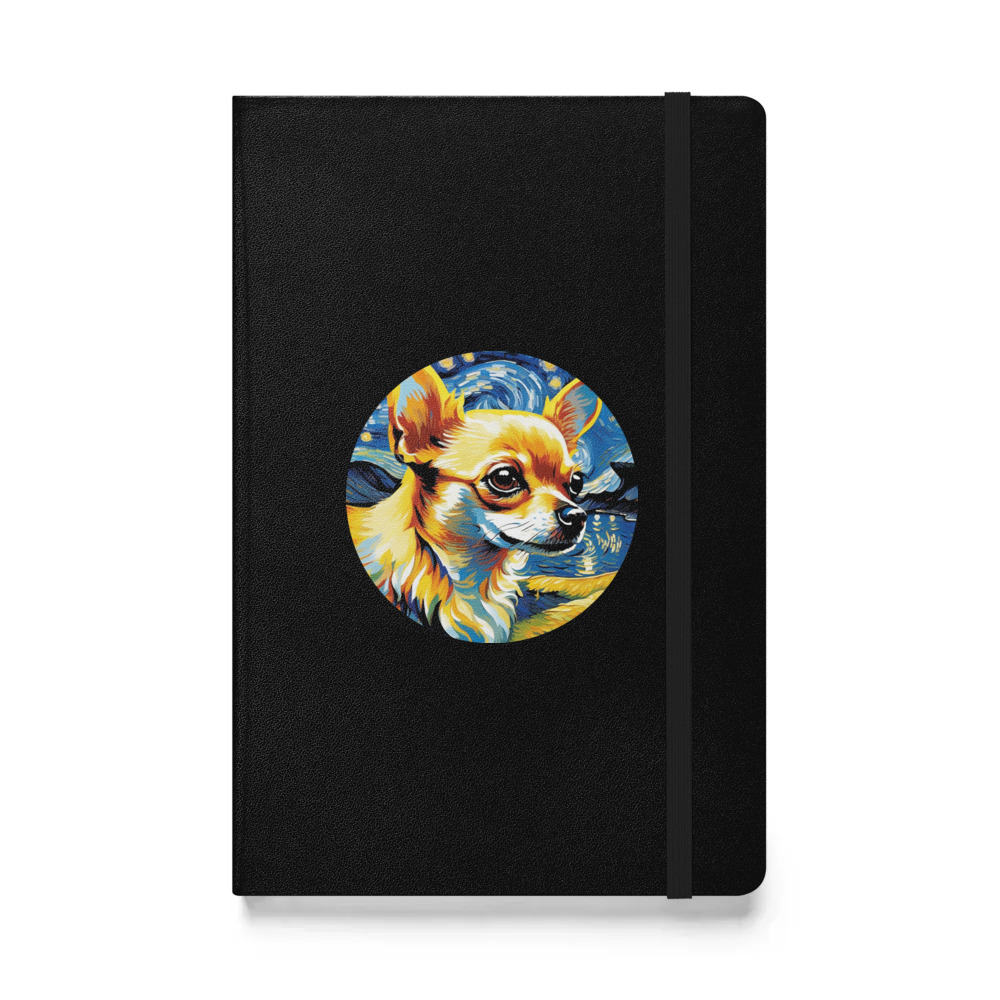 PugMug Custom Chihuahua Hardcover Bound Notebook